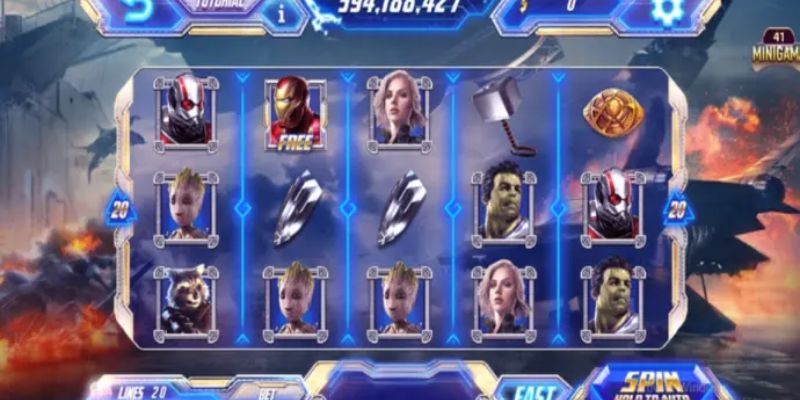 Avengers Kingfun - Game Nổ Hũ Làm Nên Cơn Sốt 2025 2 Biểu tượng Wild sẽ giúp bạn tăng cơ hội chiến thắng